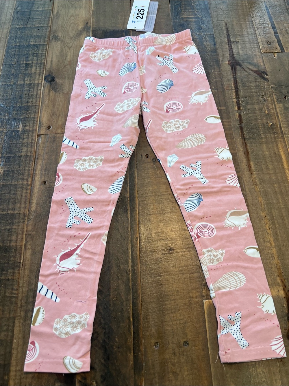 Dot Dot Smile size 7 Girls seashell leggings new